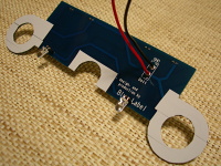 Bottom of LED circuit board. 